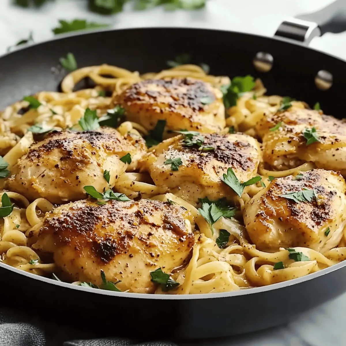 One-Pan Chicken with Buttered Noodles