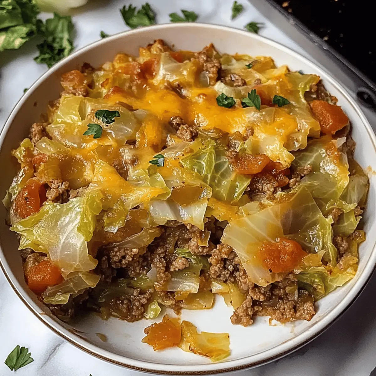 Easy Cabbage Roll Casserole