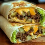 Homemade Big Mac Wraps