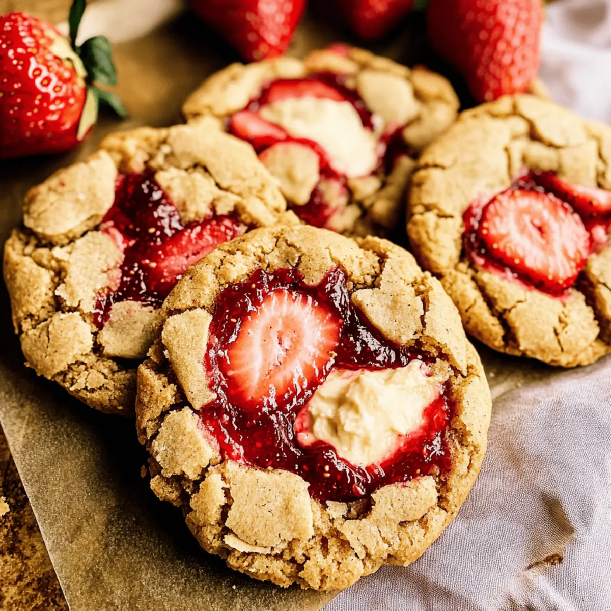 Strawberry Cheesecake Cookies