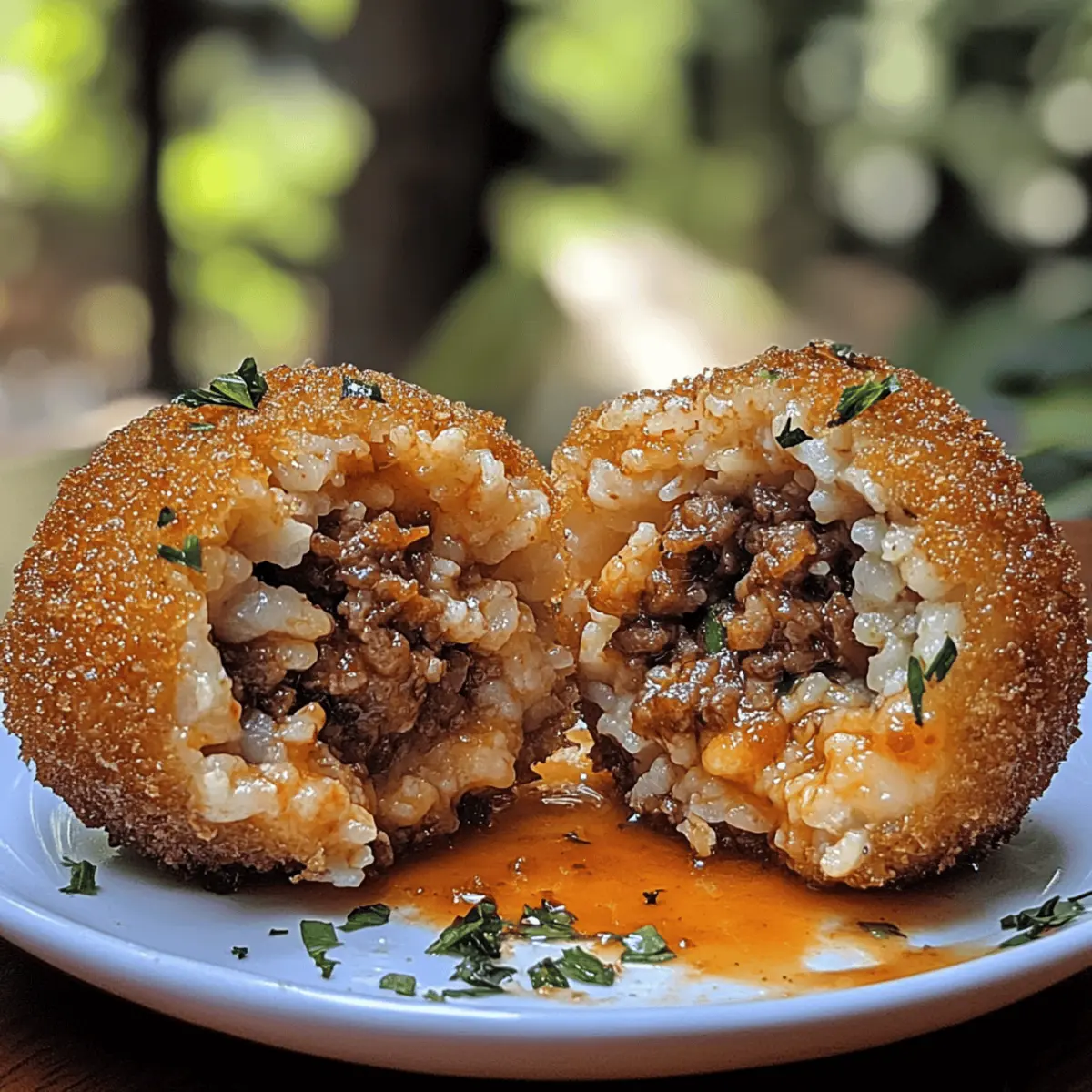 Bulgogi-Stuffed Arancini