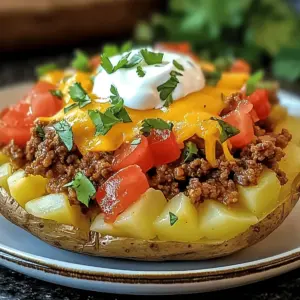 Cheesy Taco Potatoes