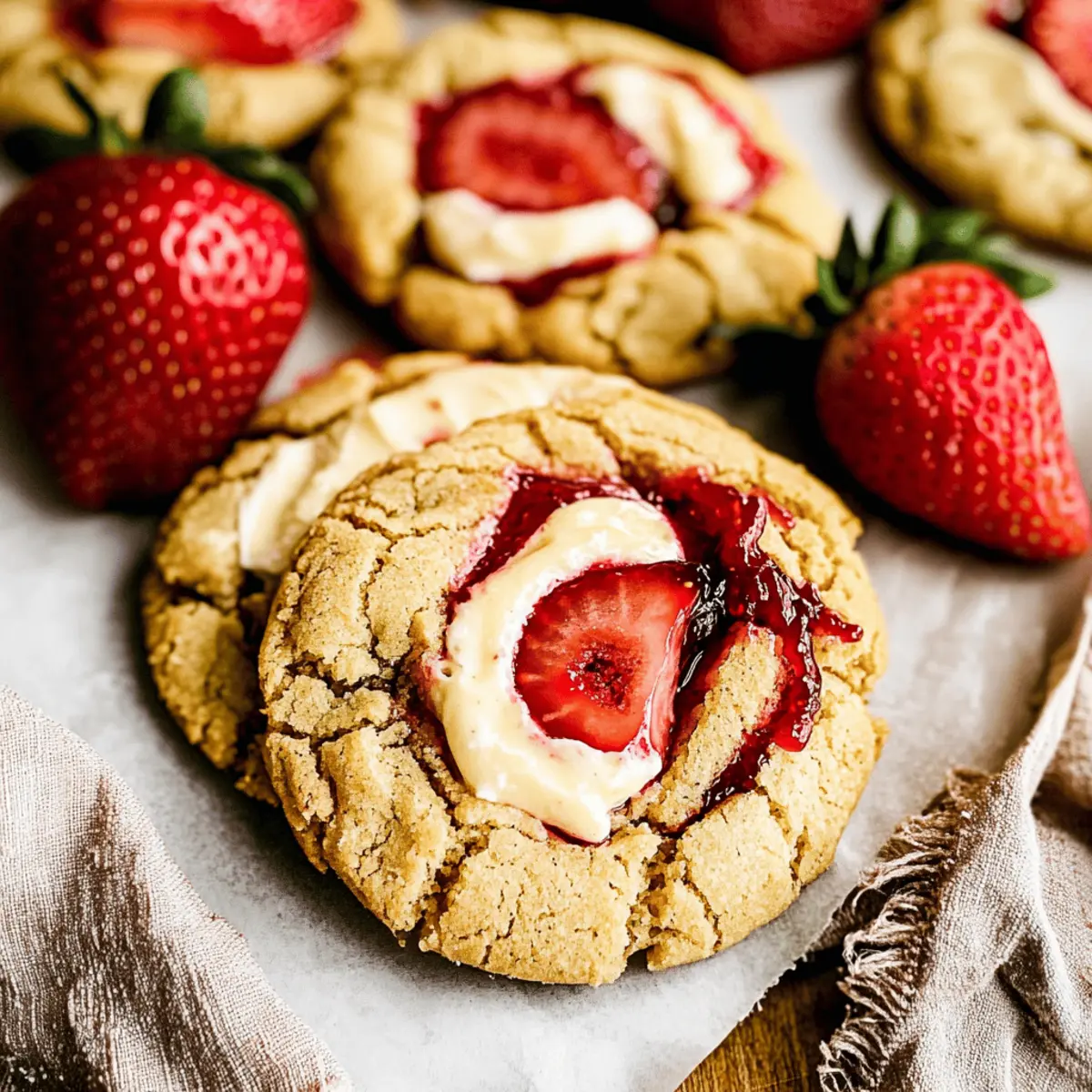 Strawberry Cheesecake Cookies