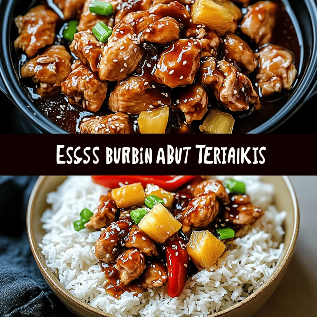 Crockpot Teriyaki Chicken