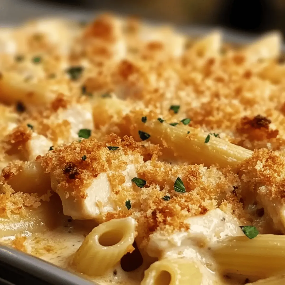 Dump-and-Bake Chicken Parmesan Casserole