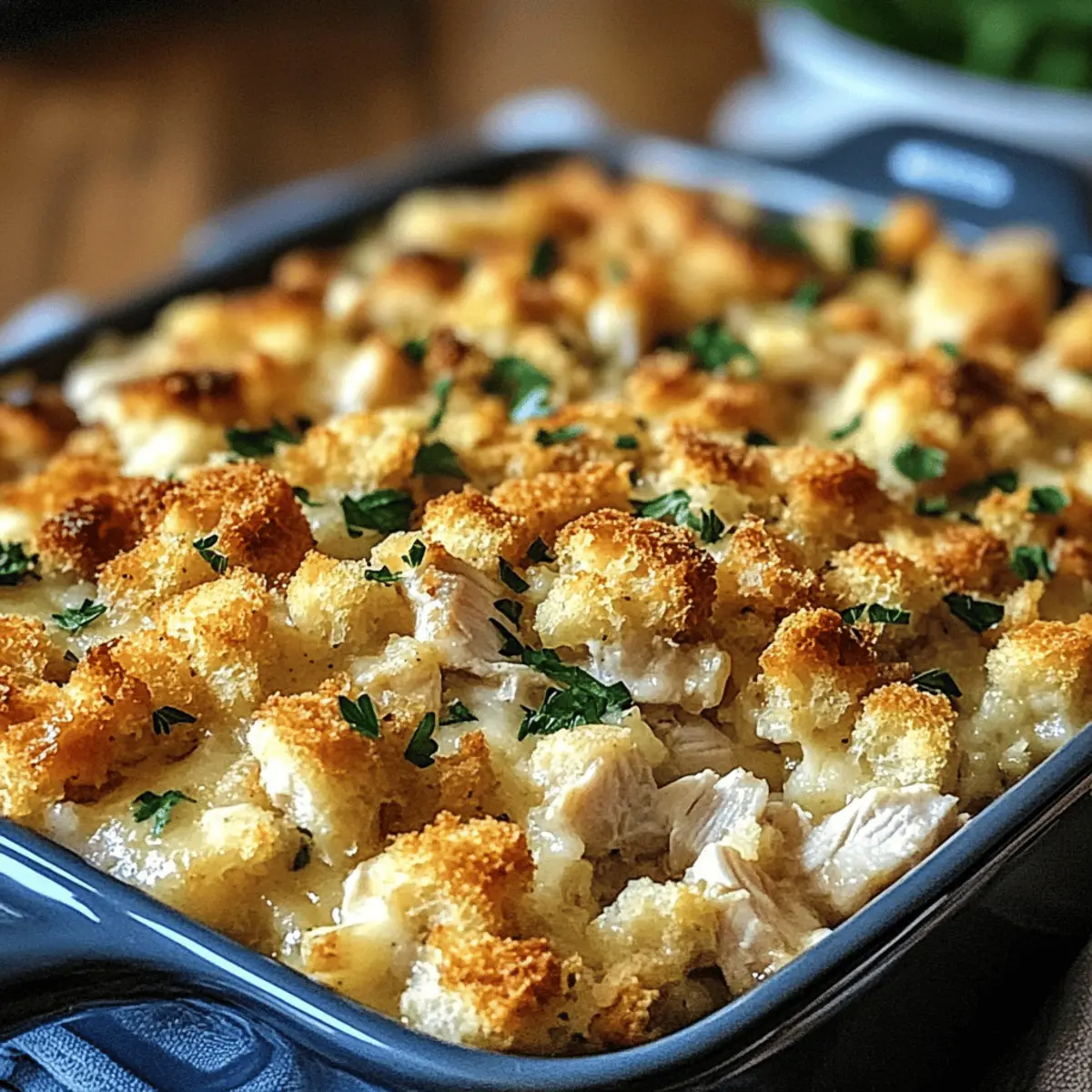 Chicken & Stuffing Casserole