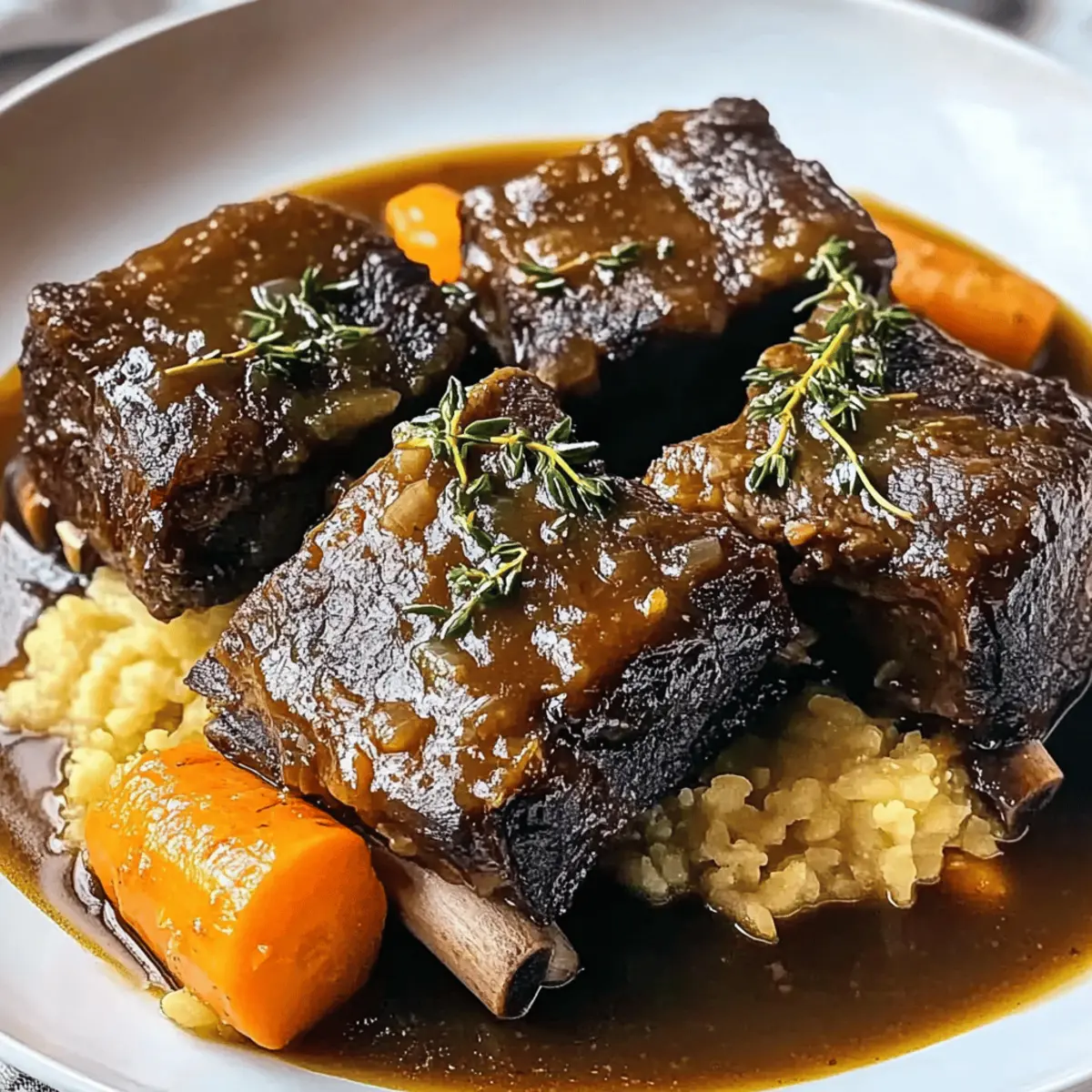 Tender Slow Cooked Short Ribs