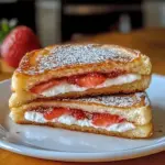 Fried Strawberry Cheesecake Sandwiches