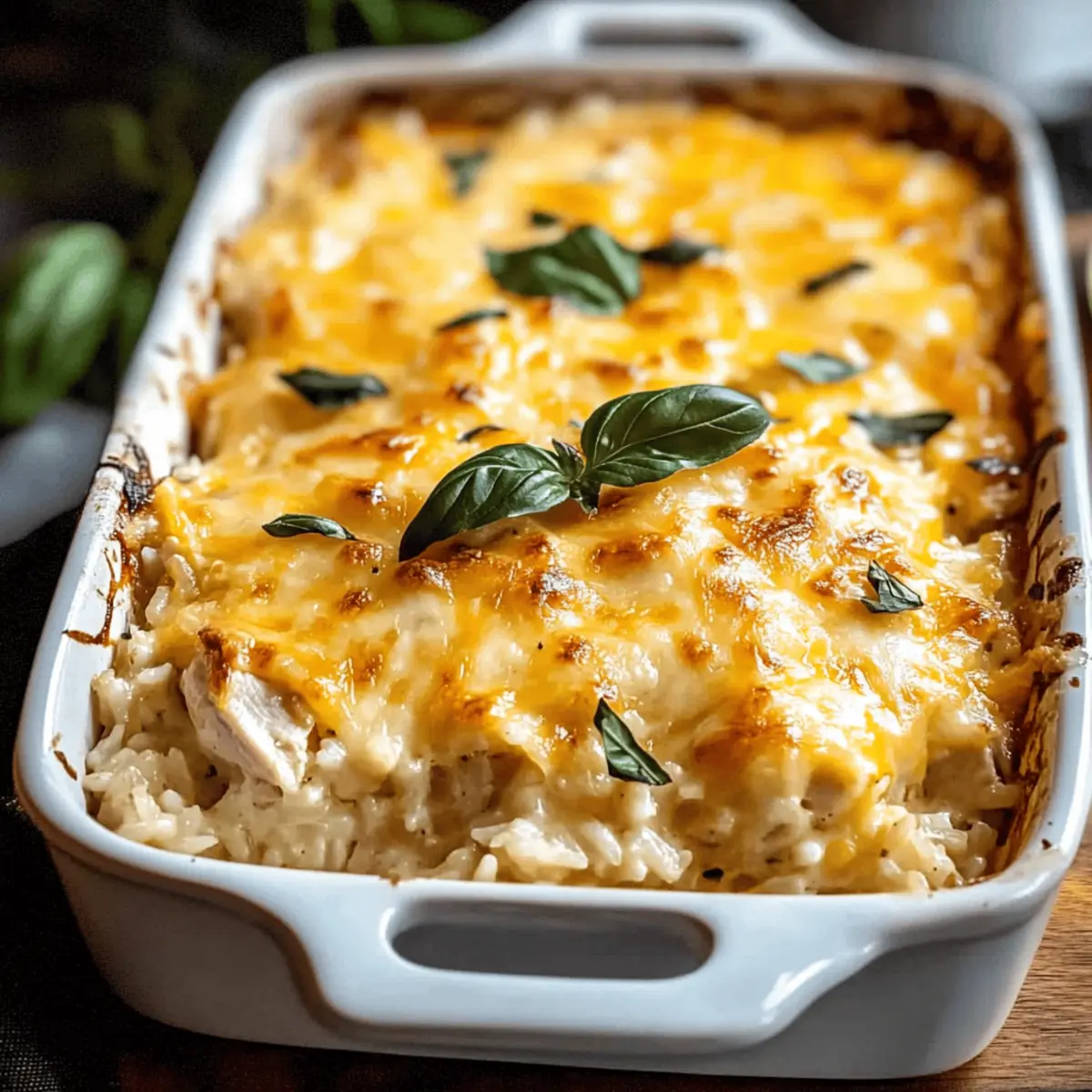 Cheesy Chicken and Rice Casserole