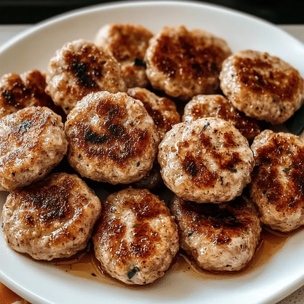 Maple Chicken Breakfast Sausage