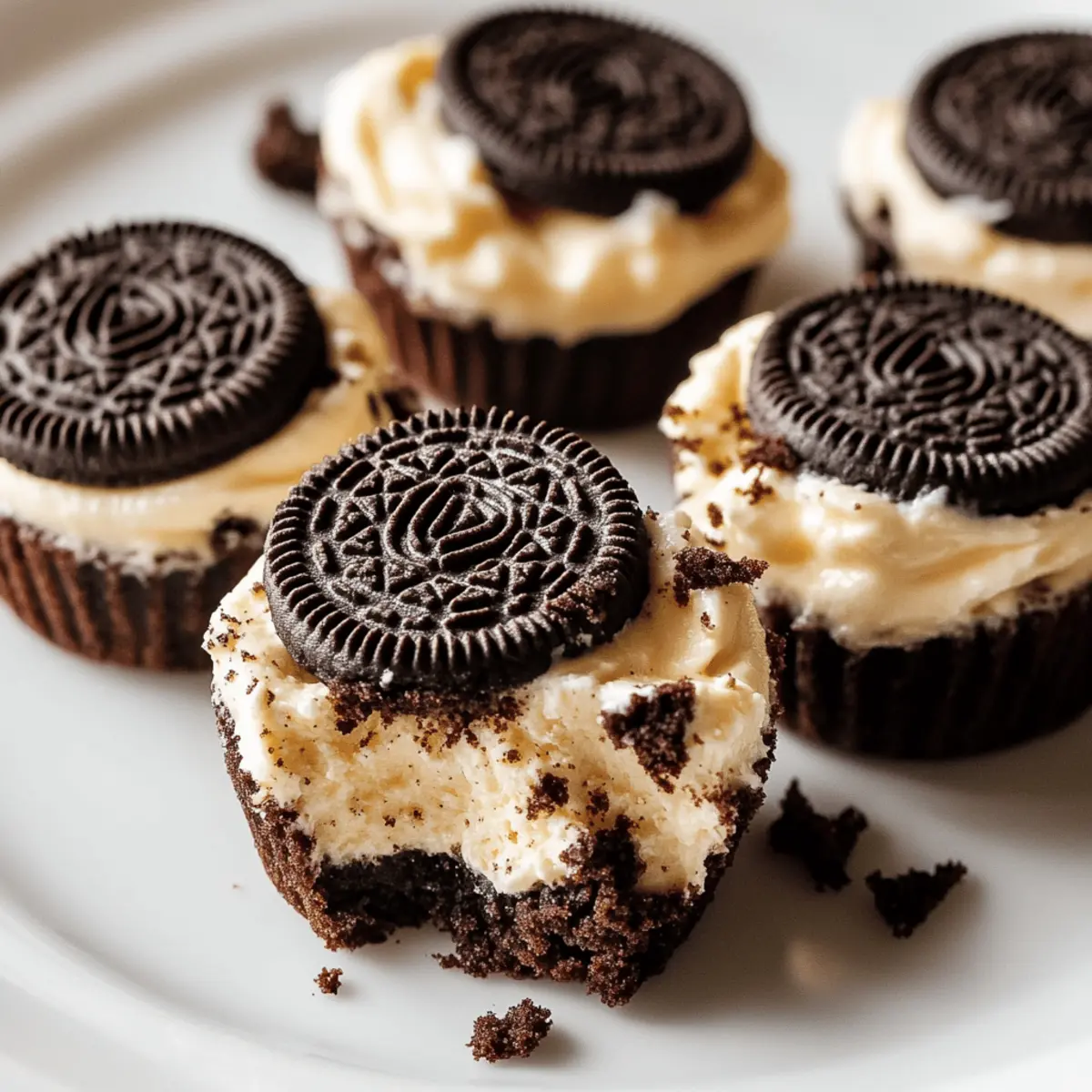 Oreo Cheesecake Cookie Cups