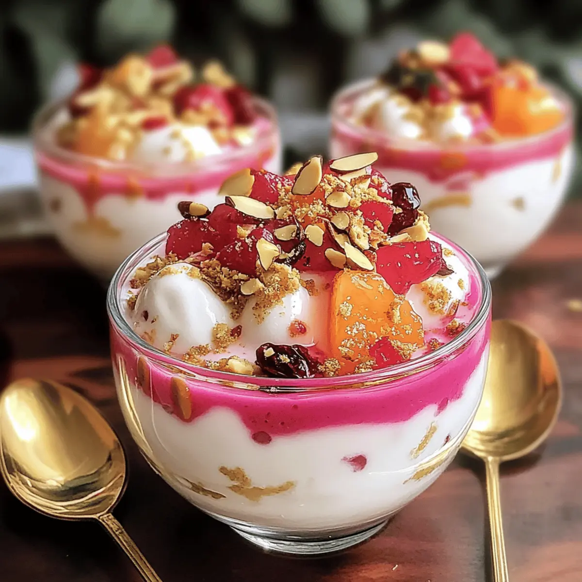 Festive Rose Rasmalai Falooda