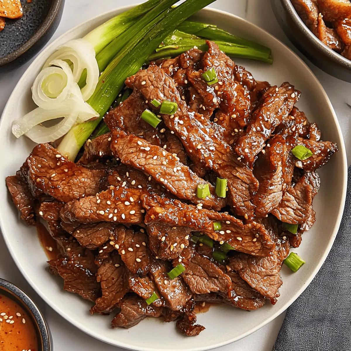 Beef Bulgogi