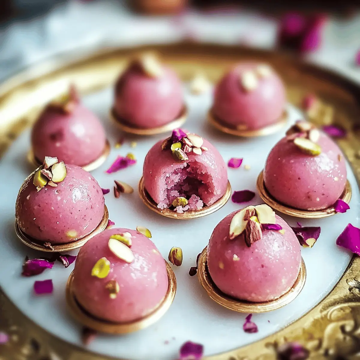 Rose Badam Ladoo