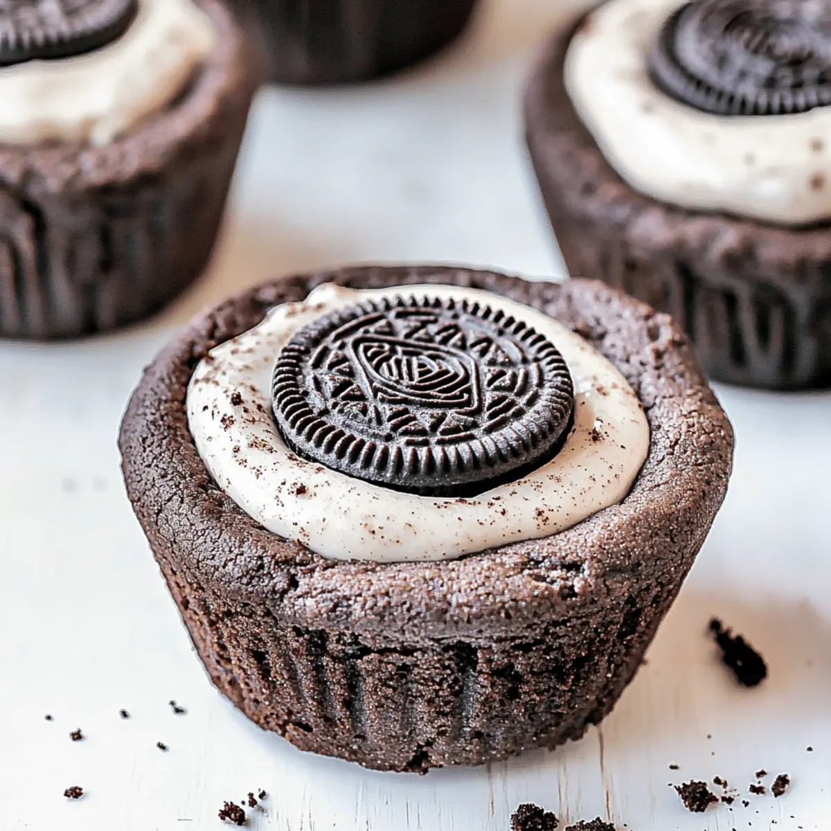 Oreo Cheesecake Cookie Cups