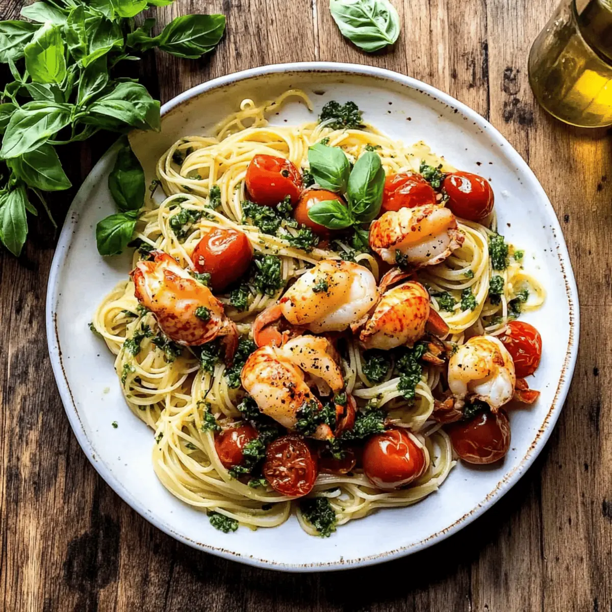 Buttery Lobster Pasta