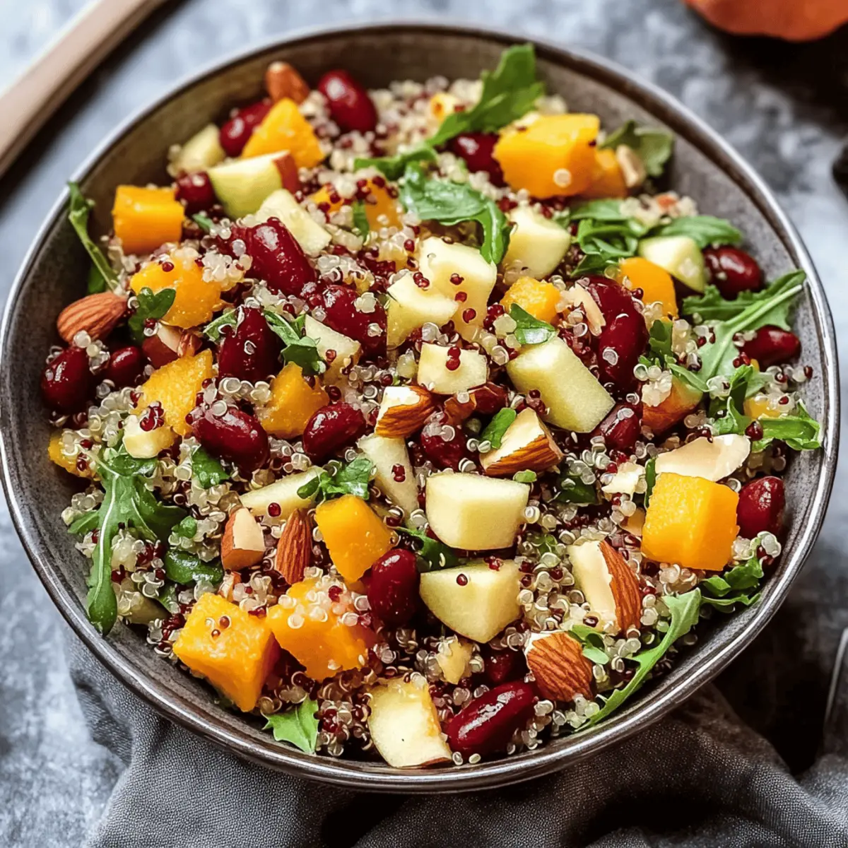 Healthy Fall Harvest Quinoa Salad