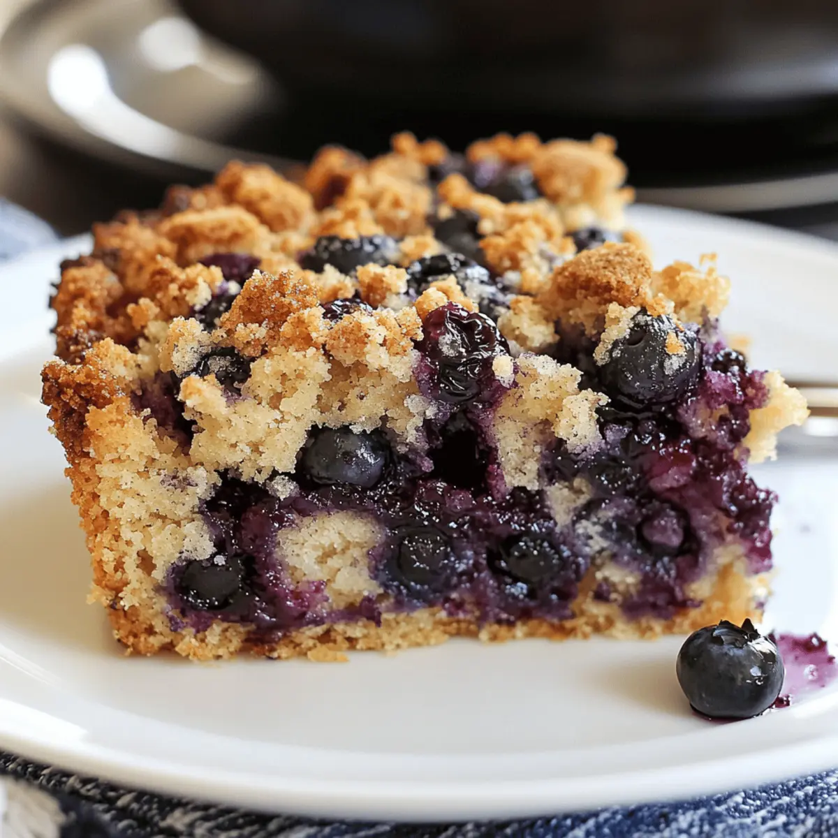 Sourdough Blueberry Buckle
