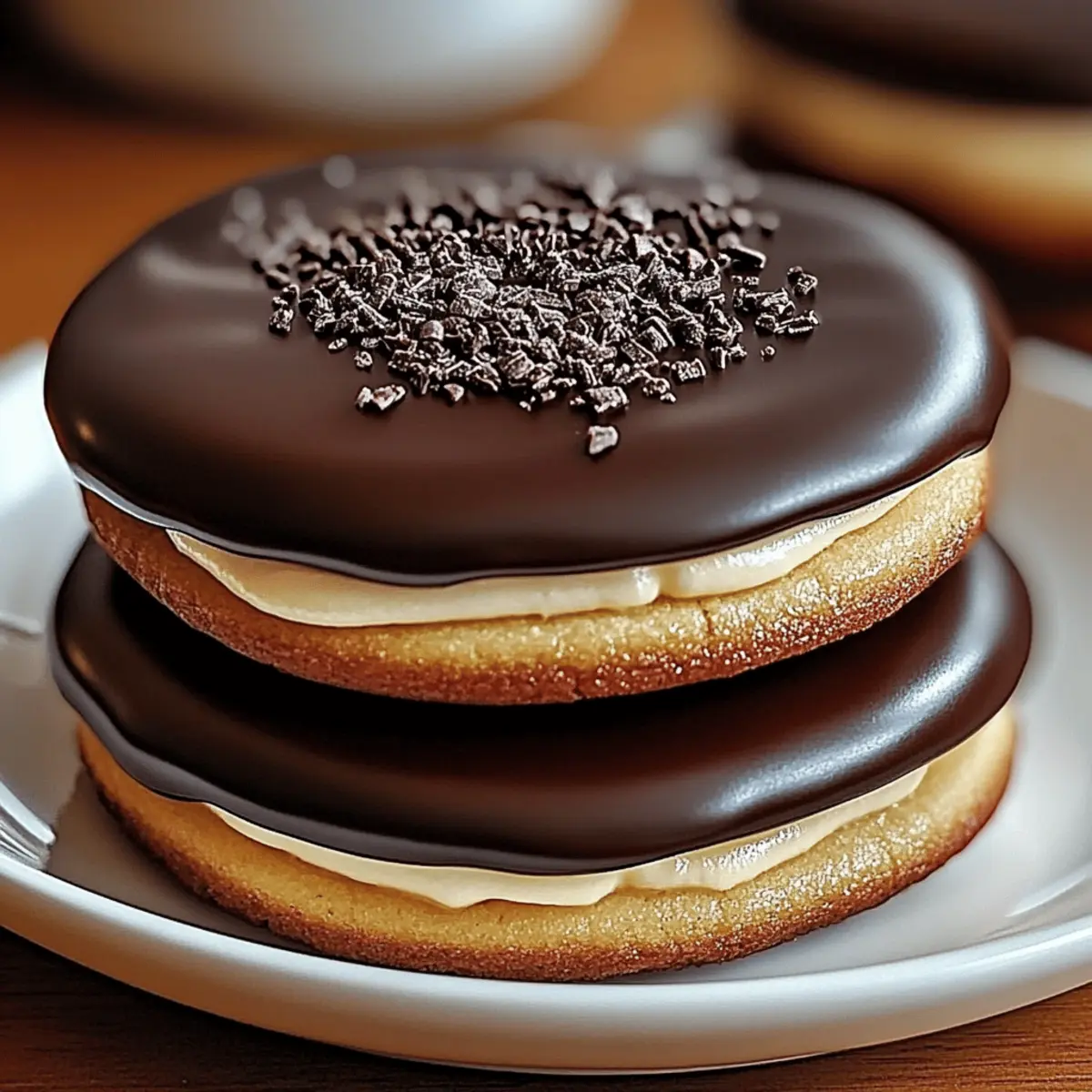 Boston Cream Pie Cookies
