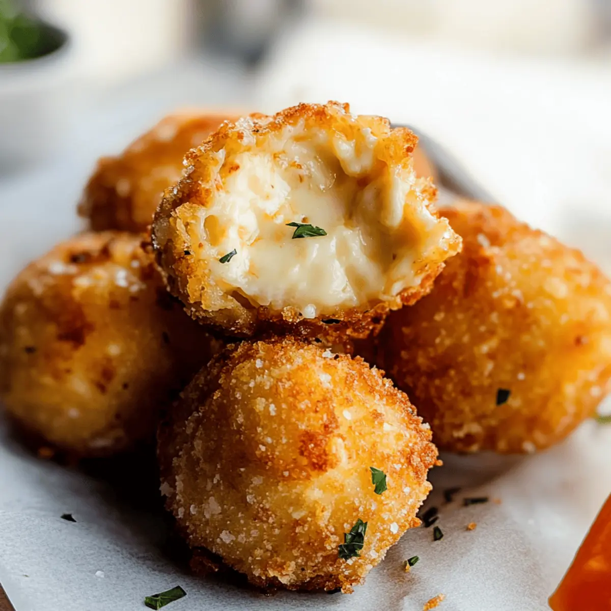 Easy Fried Cheese Bites