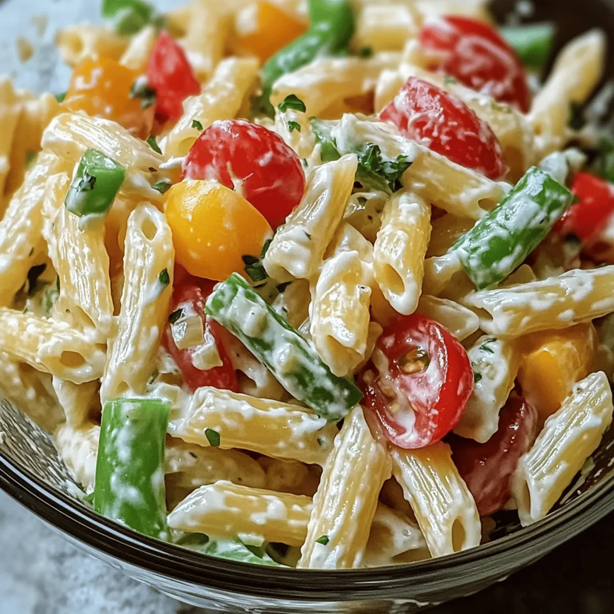 Classic Pasta Salad with Mayo