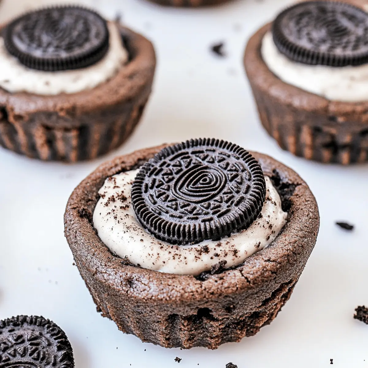 Oreo Cheesecake Cookie Cups
