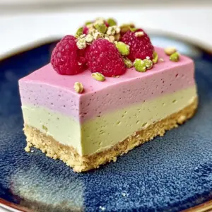 Raspberry Pistachio Mousse Cakes