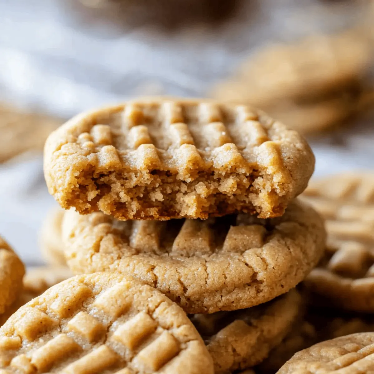 Soft Peanut Butter Cookies