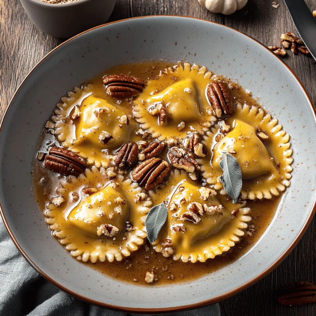 15-Minute Pumpkin Ravioli