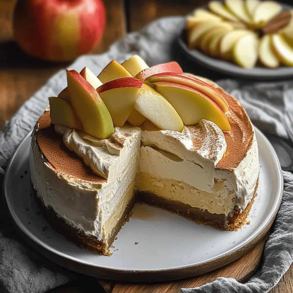 Apple Cider Cheesecake
