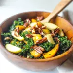Autumn Kale Salad with Maple