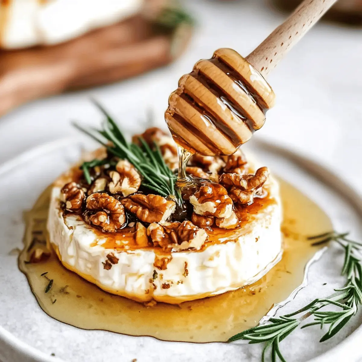 Baked Brie with Honey and Nuts