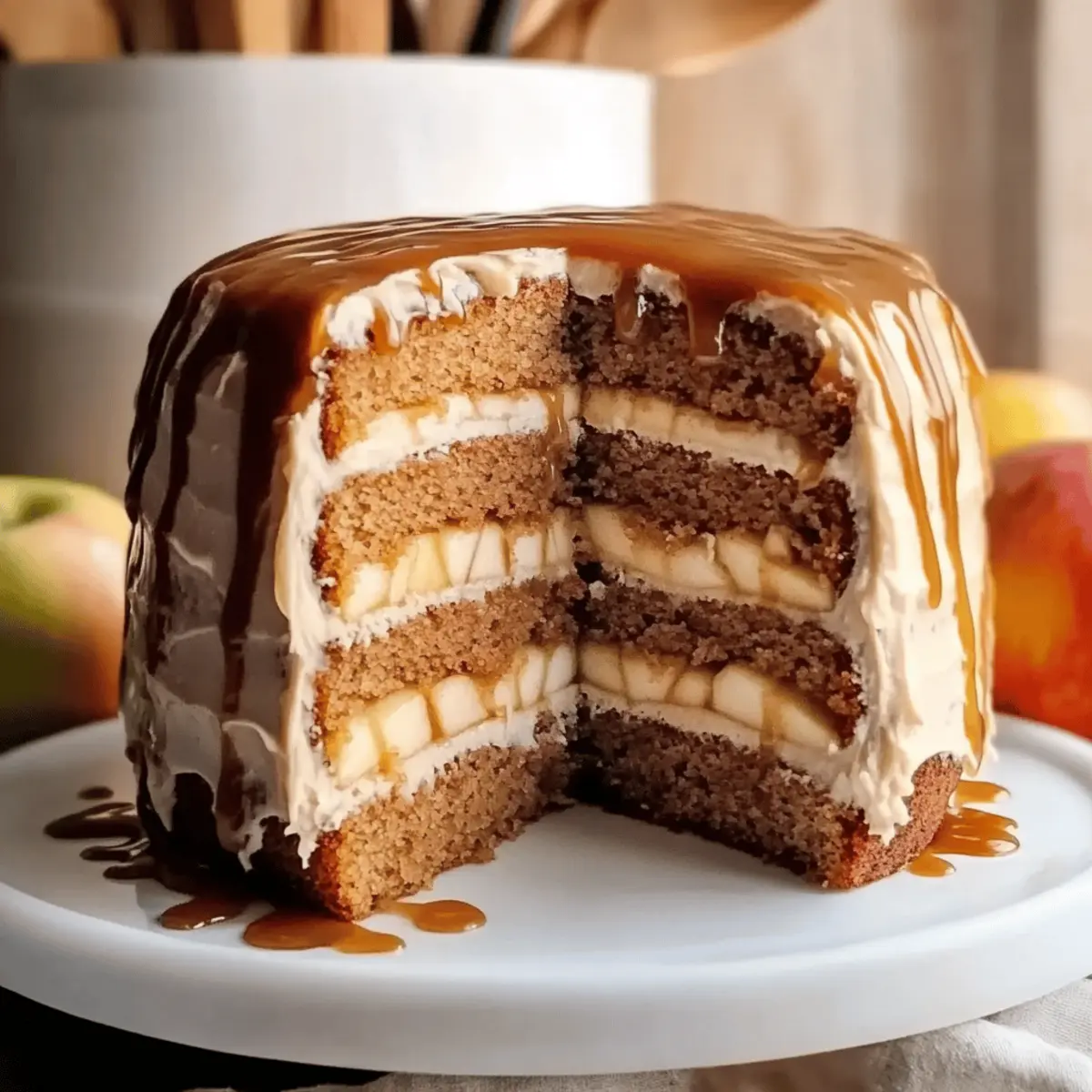 Caramel Apple Spice Cake