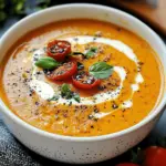 Creamy Roasted Garlic Tomato Soup