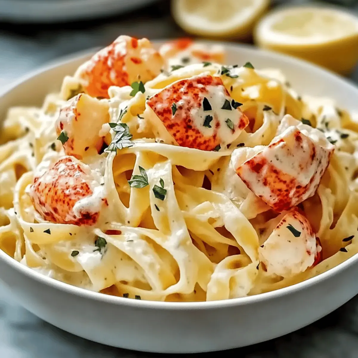 Decadent Creamy Lobster Pasta