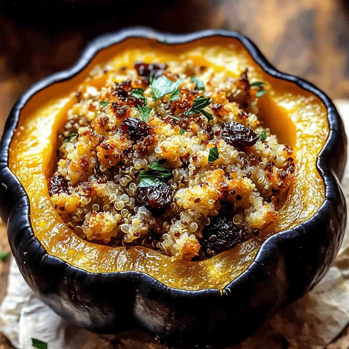 Easy Stuffed Acorn Squash