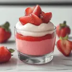 Fluffy Strawberry Mousse