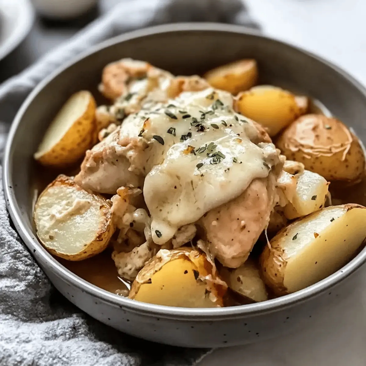 Garlic Parmesan Chicken & Potatoes