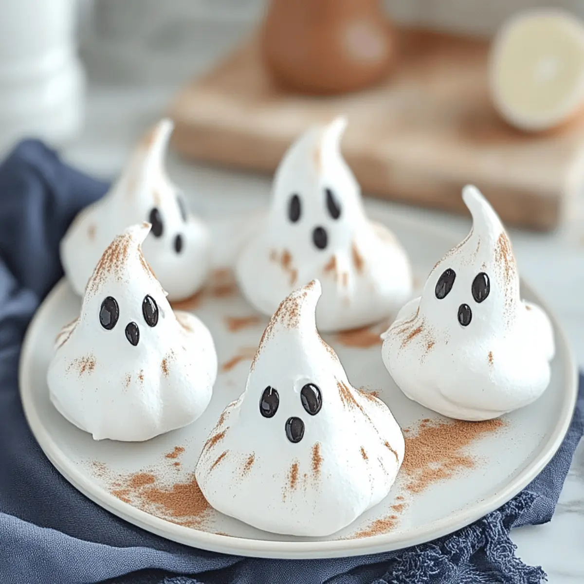 Ghost Meringues
