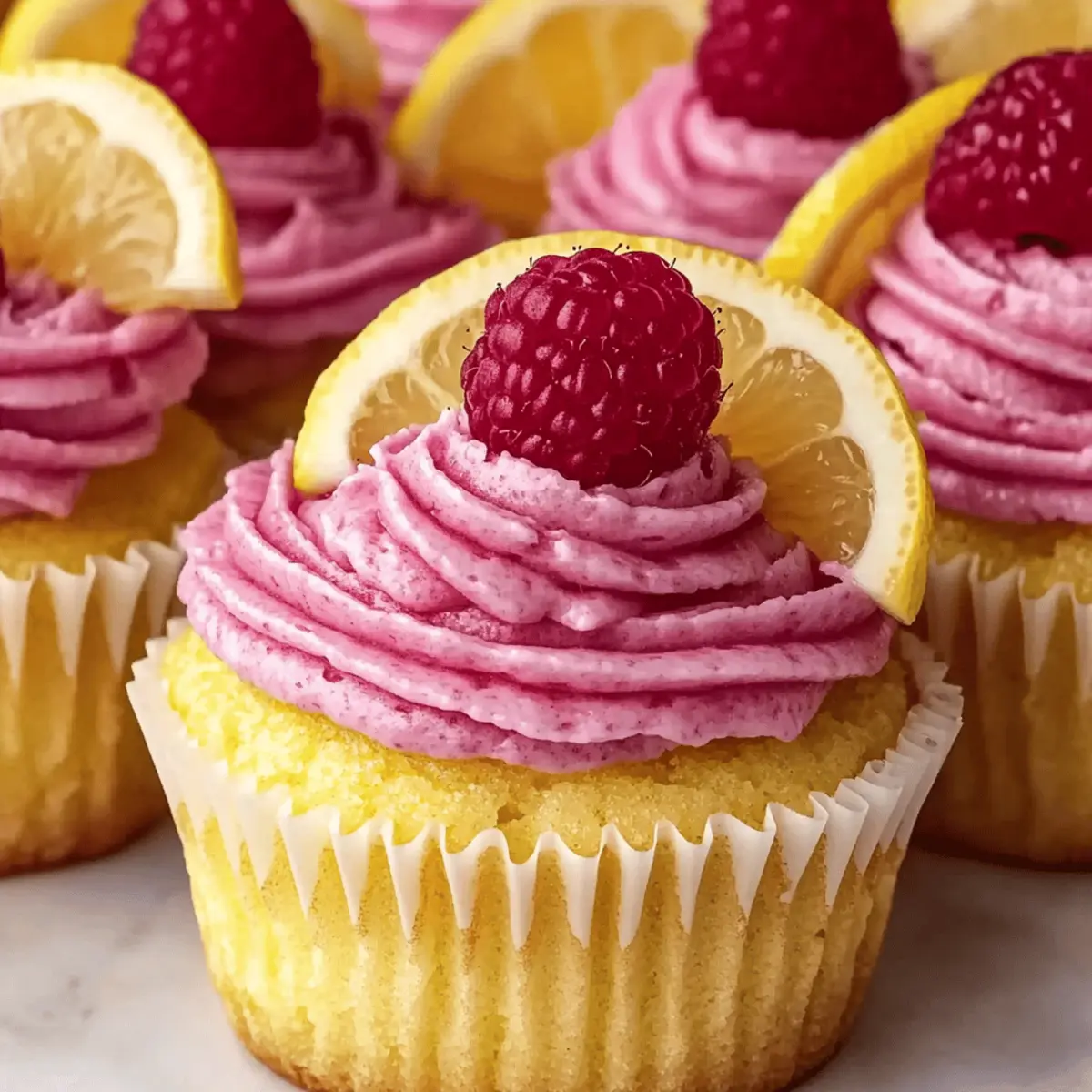 Lemon Raspberry Cupcakes + Lemon Curd