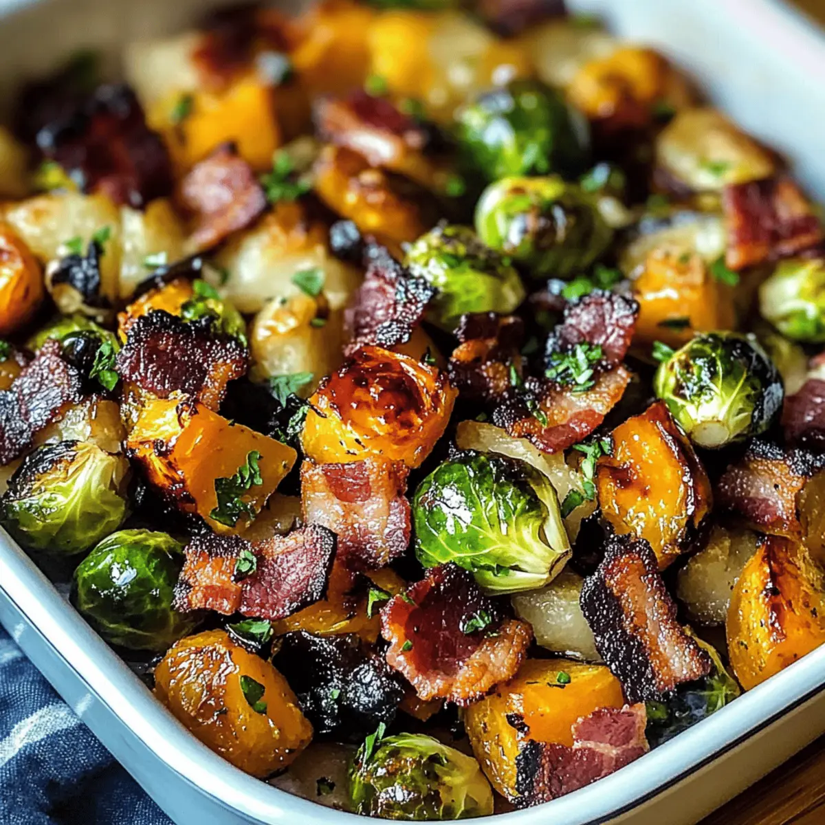 Maple Butternut Brussels Bacon