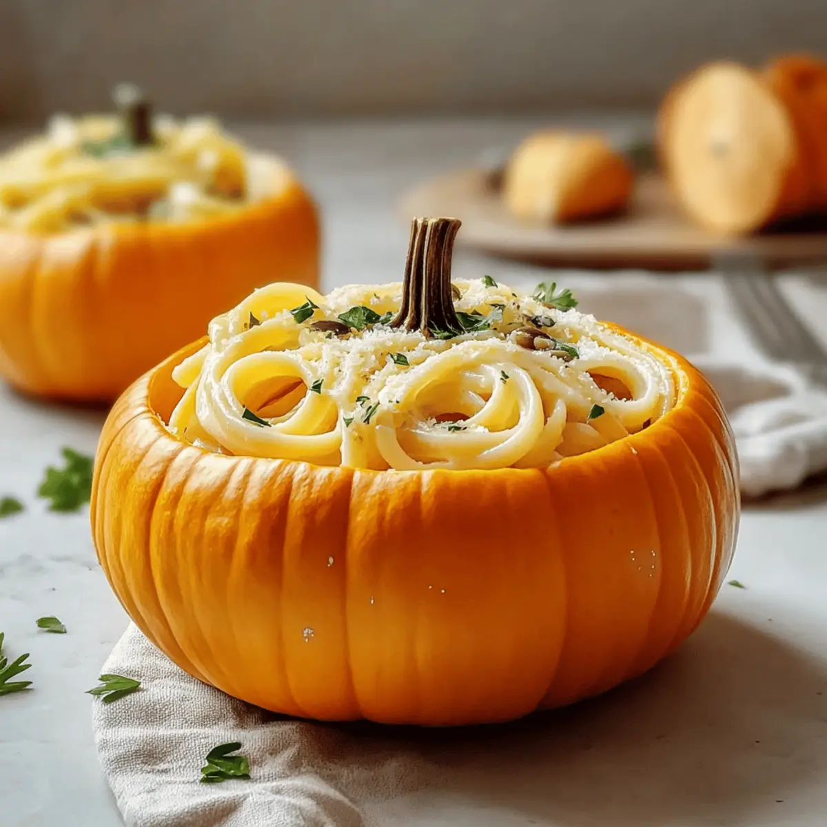 Mushroom Skulls Spooky Pasta