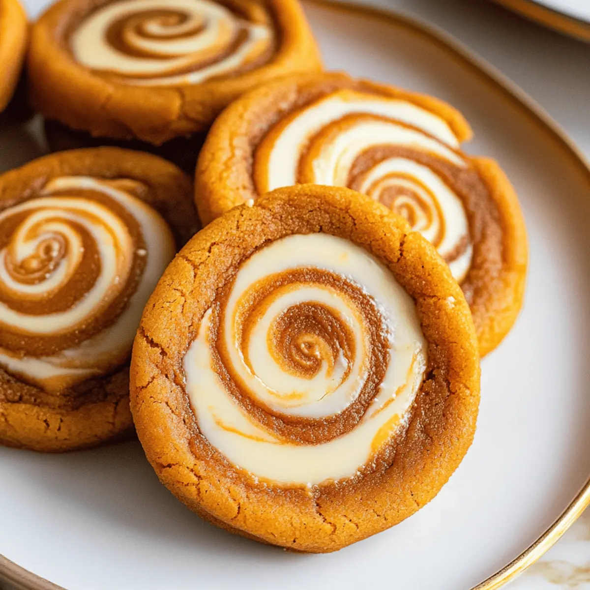 Pumpkin Butter Cheesecake Cookies