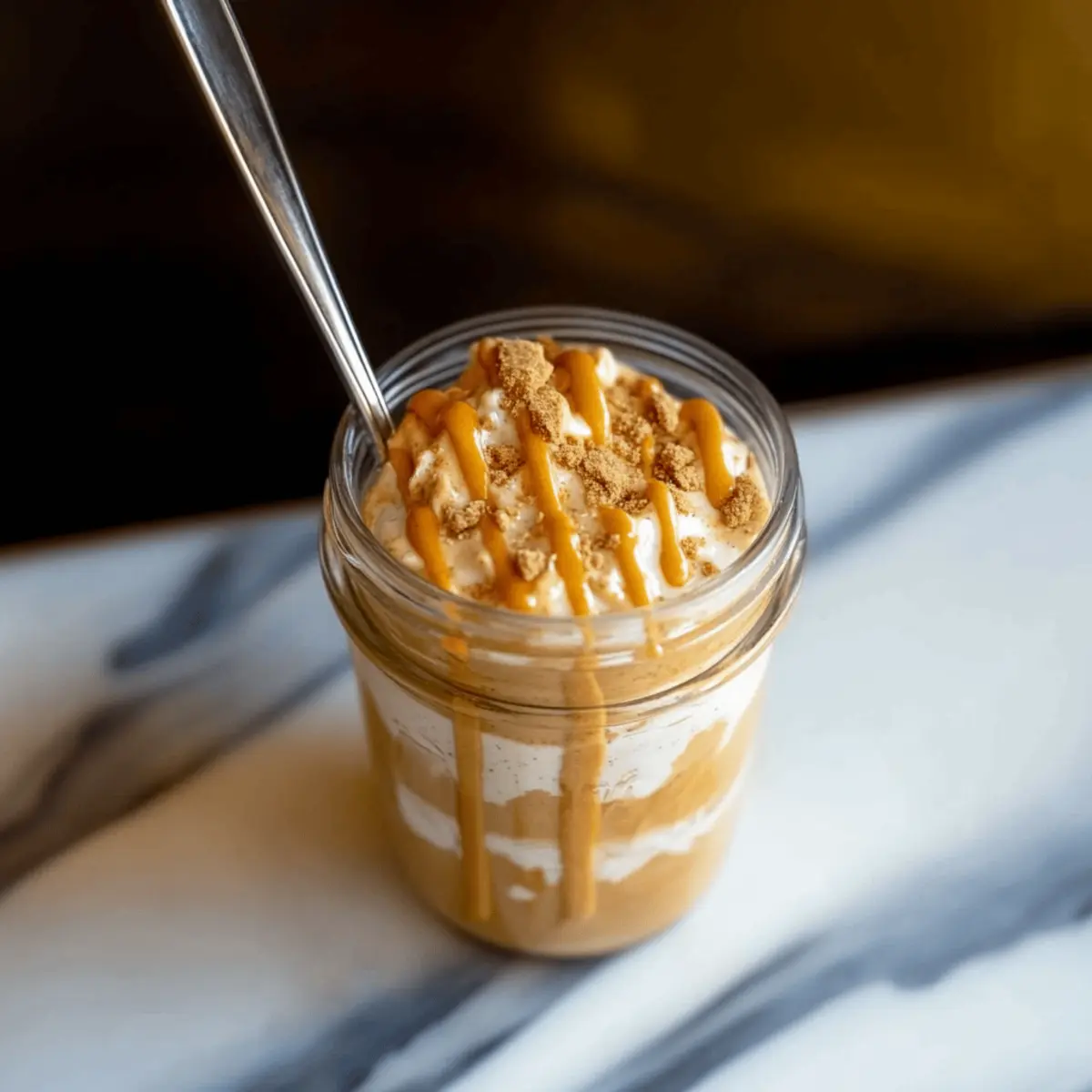 Pumpkin Cheesecake Overnight Oats