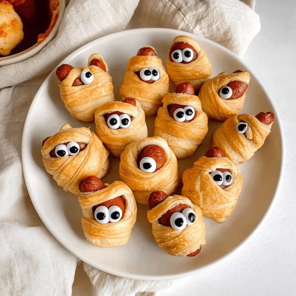 Pumpkin Patch Pigs in a Blanket
