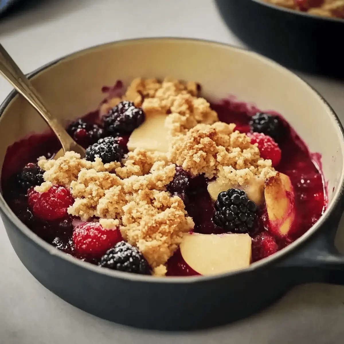 Simple Fruit Crumble
