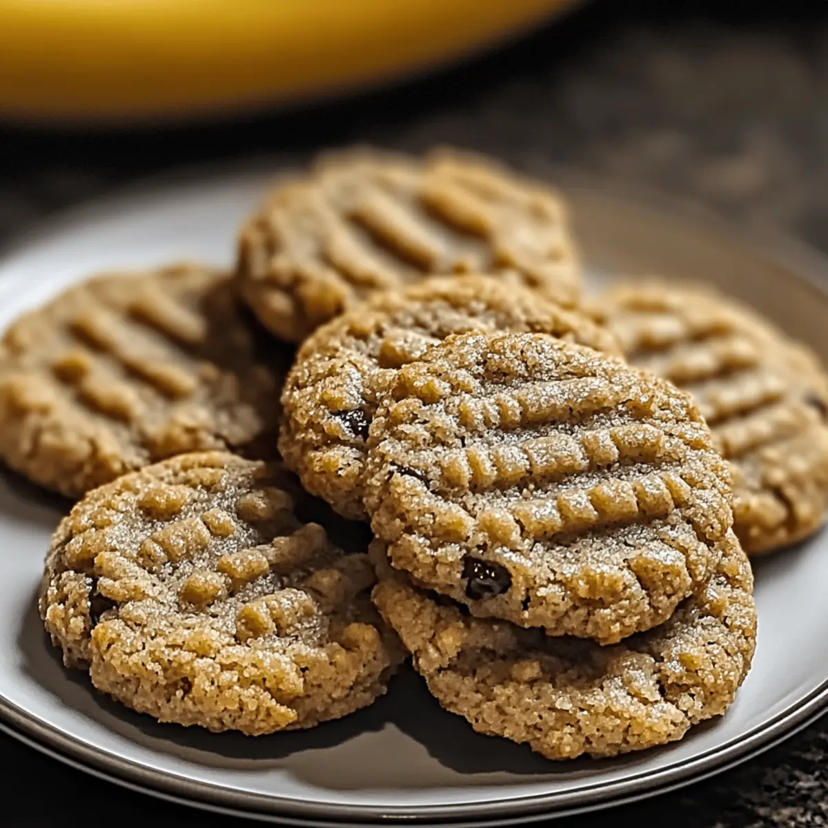 Soft Banana Bread Cookies