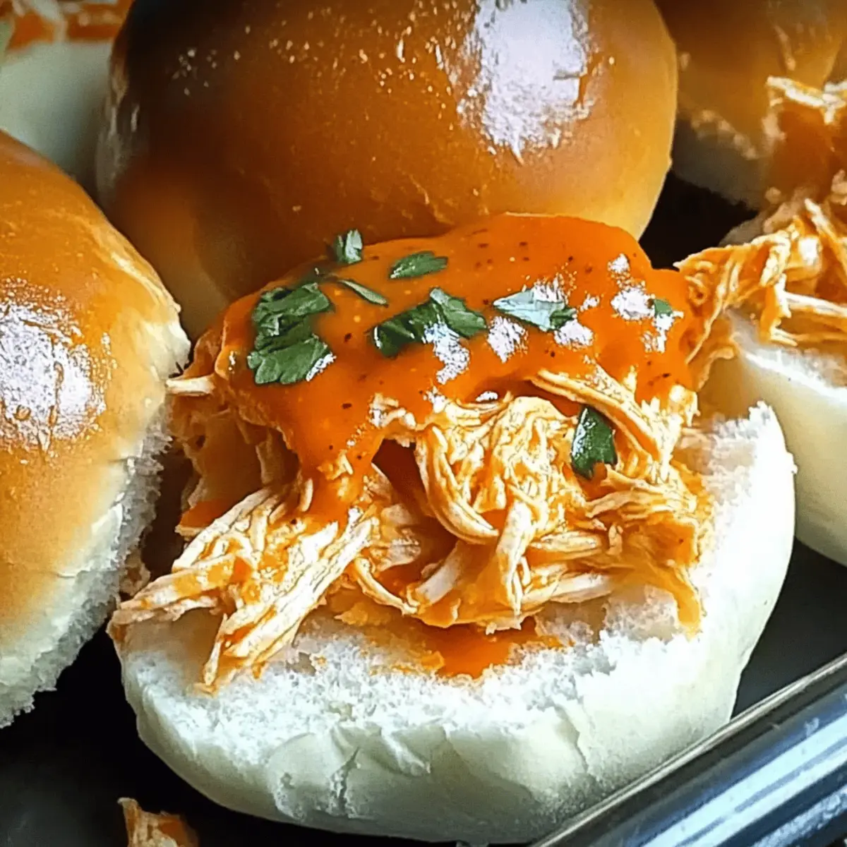 Spicy Buffalo Chicken Sliders