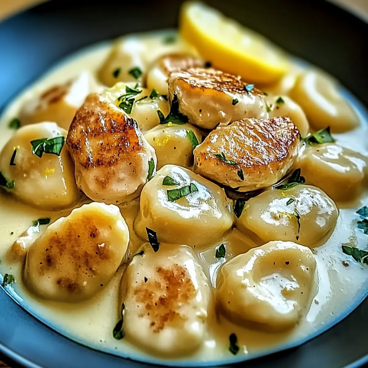 Lemon Chicken Gnocchi
