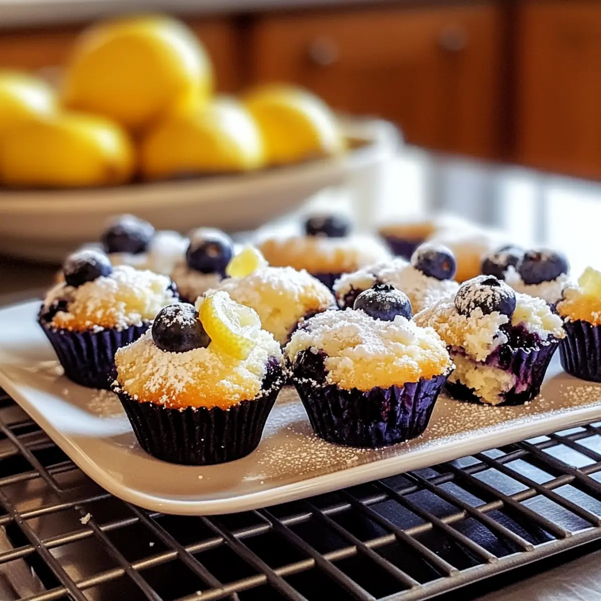 Tasty Blueberry & Lemon Zest Cottage Cheese Bites